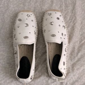 REBECCA MINKOFF Beatriz Leather Espadrilles Sz 9